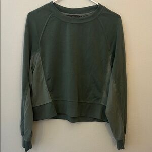 Danskin Olive Green Athletic Sweatshirt